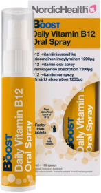 Kuva Nordic Health Boost B12 -vitamiinisuihke 25ml