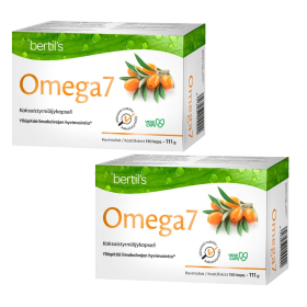 Kuva bertil's Omega7 kaksoistyrniöljykapseli 150 kaps x2 TUPLAPAKKAUS