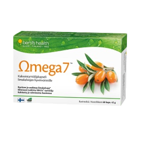 Kuva bertil's Omega7 kaksoistyrniöljykapseli 60 kaps.