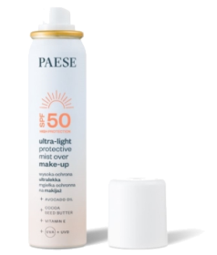 Kuva Paese Aurinkosuojasuihke meikin päälle SK50 75 ml