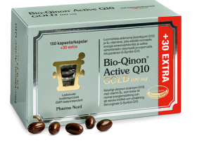 Kuva Pharma Nord Bio-Qinon Active Q10 Gold 100 mg Extra, 150+30 kaps.