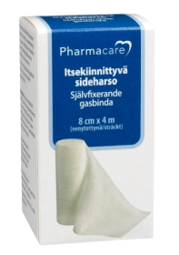 Kuva Pharmacare Itsekiinnittyvä Sideharso 8 cm x 4 m