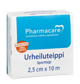 Kuva Pharmacare Urheiluteippi 2,5 cm x 10 m