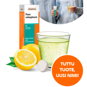 Kuva Ratiopharm Pore 10 poretablettia