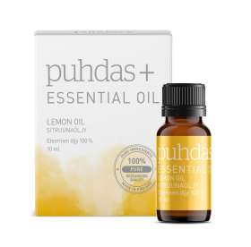 Kuva Puhdas+ 100 % Premium essential oil sitruunaöljy, 10 ml