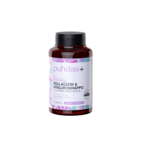 Kuva Puhdas+ Collagen & Hyaluron + C, 120 vegekaps