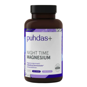 Kuva Puhdas+ Night Time Magnesium 120 vegekaps