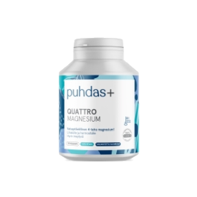 Kuva Puhdas+ Quattro Magnesium, 100 + 20 kapselia