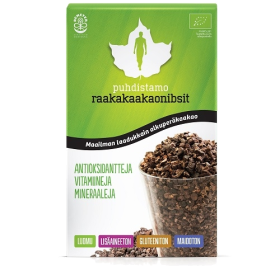 Kuva Puhdistamo Luomu raakakaakaonibsit, 200 g