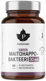 Kuva Puhdistamo Vahva Maitohappobakteeri 30mrd. 60kaps