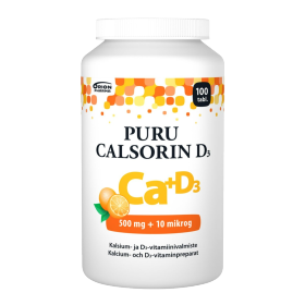 Kuva Puru Calsorin D3 500 mg + 10 µg 100 tabl.
