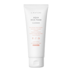 Kuva S.NATURE Aqua Rice Foam Cleanser 160ml