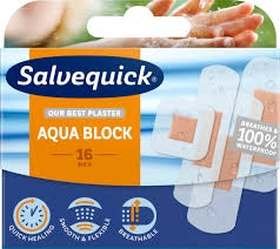 Kuva Salvequick Aqua Block laastari, 16 kpl