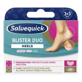 Kuva Salvequick Blister Care & Prevention Duo rakkolaastari 6kpl