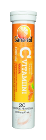 Kuva Sana-sol vahva C-vitamiini 1000 mg appelsiini, 20 poretabl