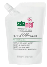 Kuva Sebamed Liquid Face&Body Wash pesuneste täyttöpakkaus 400 ml