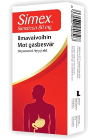 Kuva SIMEX 80 mg 20 purutabl