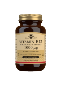 Kuva Solgar B12-vitamiini 1000 µg, imeskelytabletti 100 kpl.