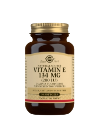 Kuva Solgar E-vitamiini 134 mg Mixed, 50 softg.