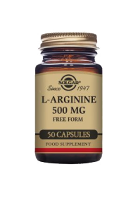 Kuva Solgar L-Arginiini 500 mg 50 kaps