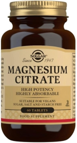 Kuva Solgar Magnesiumsitraatti 60 tabl
