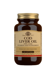 Kuva Solgar Turskanmaksaöljy (Cod Liver Oil), 100 softgelkapselia