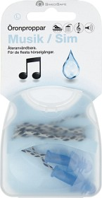 Kuva SwedSafe Musiikki / Uinti Korvatulpat Large, 1 pari