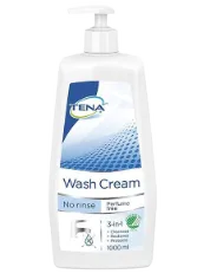 Kuva TENA Wash Cream pesuvoide hajusteeton, 1000 ml pumppupullo