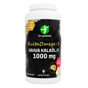 Kuva Terveyskaista KultaOmega-3 Vahva Kalaöljy 1000 mg 120 kaps