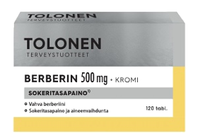 Kuva Tolonen Berberin + Kromi 500 mg 120 kaps.