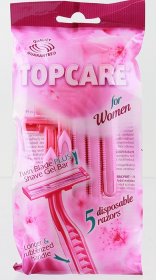 Kuva Top Care karvanpoistohöylä, naiset, 5 kpl