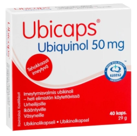 Kuva Ubicaps Ubiquinol 50 mg 40 kaps.
