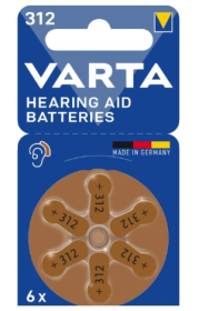 Kuva Varta Kuulokojeparisto V312 6kpl