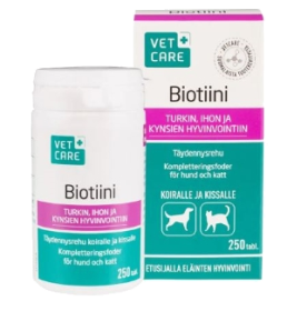 Kuva Vetcare Biotiini 250 tabl