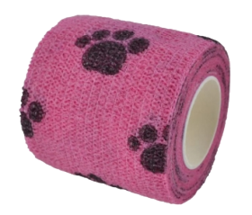 Kuva Vezer Care - itseensä kiinnittyvä tukiside lemmikeille 5cm x 4,5m, Pinkki