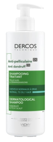 Kuva Vichy Dercos Shampoo Anti-dandruff hilsettä vastaan rasv. hiukset 390ml