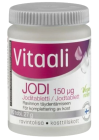 Kuva Vitaali Jodi 150 µg  90 tabl. / 27 g 