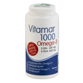 Kuva Vitamar 1000 Etyyliesteröity Omega-3 kapseli 100 kaps.
