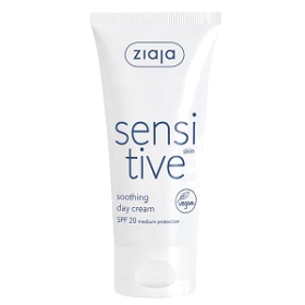 Kuva Ziaja Sensitive rauhoittava päivävoide SK 20 50 ml