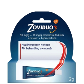 Kuva ZOVIDUO 50/10 mg/g 2 g emuls voide