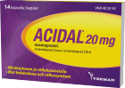 ACIDAL 20 mg 14  enterokaps, kova