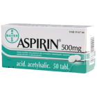 ASPIRIN 500 mg 50 fol tabl
