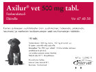 AXILUR 500 mg 10  vet tablettia