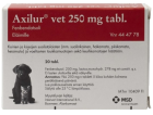 Axilur vet 250 mg 20 fol tabletti