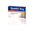 BENADRYL 8 mg 12 fol kaps, kova