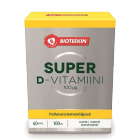 Bioteekki Super D-vitamiini 100 µg 60 kaps.