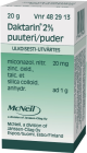 DAKTARIN 2 % 20 g puuteri