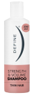 Define Strength & Volume Shampoo hennoille hiuksille 250ml
