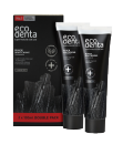 Ecodenta Extra Black Whitening  Charcoal Double Pack 2x100ml