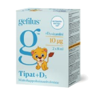Gefilus Tipat+D3 maitohappobakteerivalmiste, 2 x 8 ml